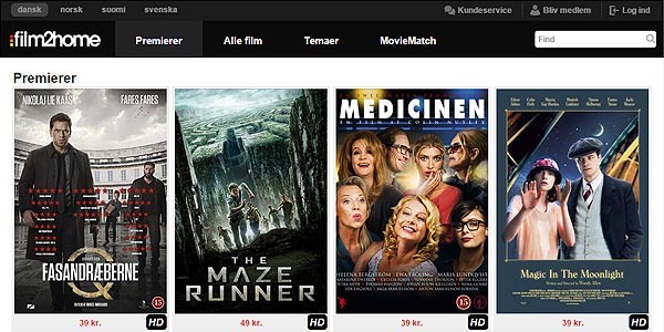 Film2home - Lej Film Online